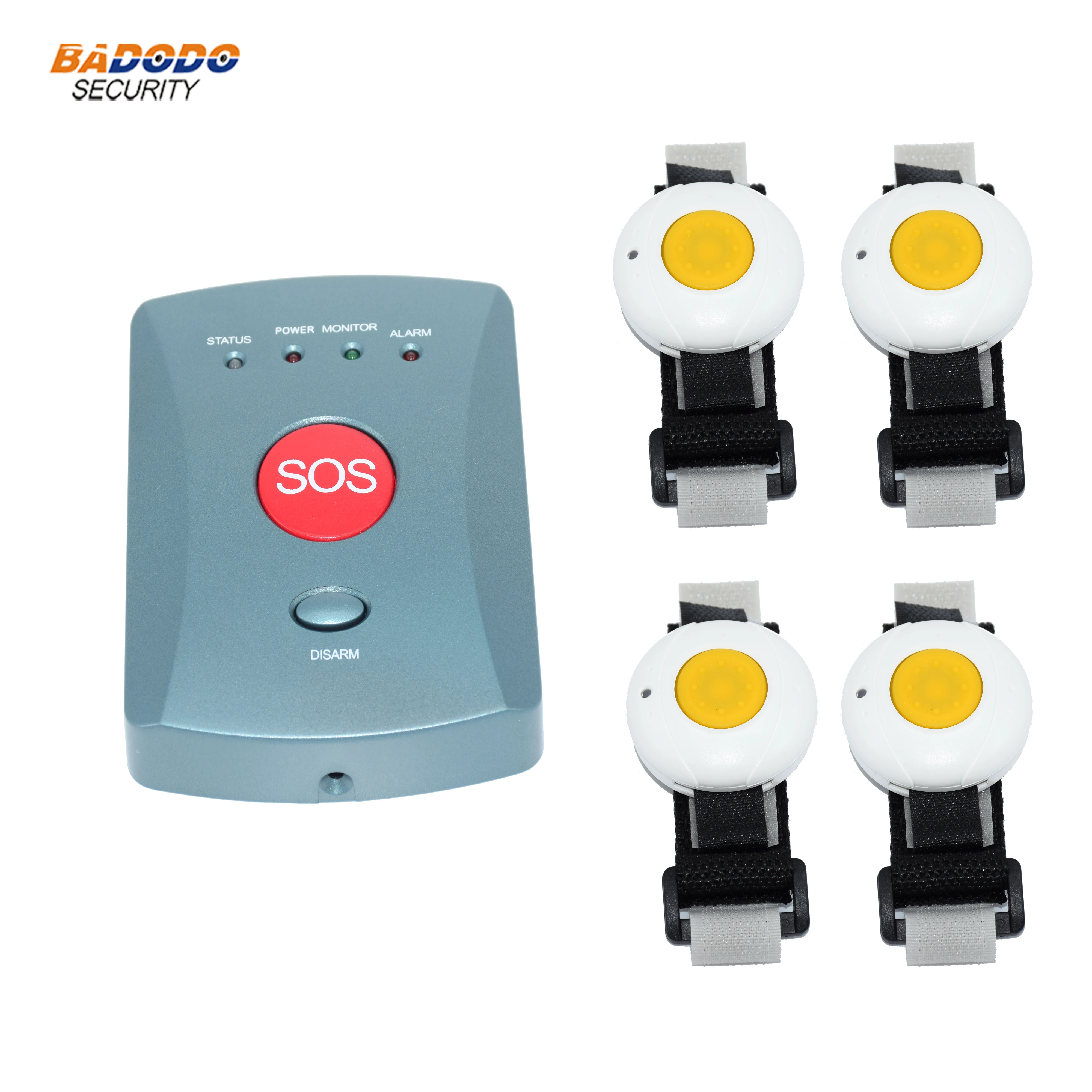 GSM Emergency call alarm system with panic sos button for Elderly patient kid card
