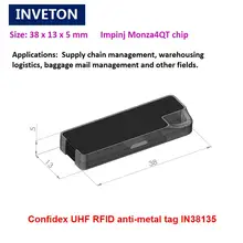 ABS форма анти металл 1-5 м высокая производительность rfid Анти метка Impinj Monza мини uhf тег для управления складской машиной