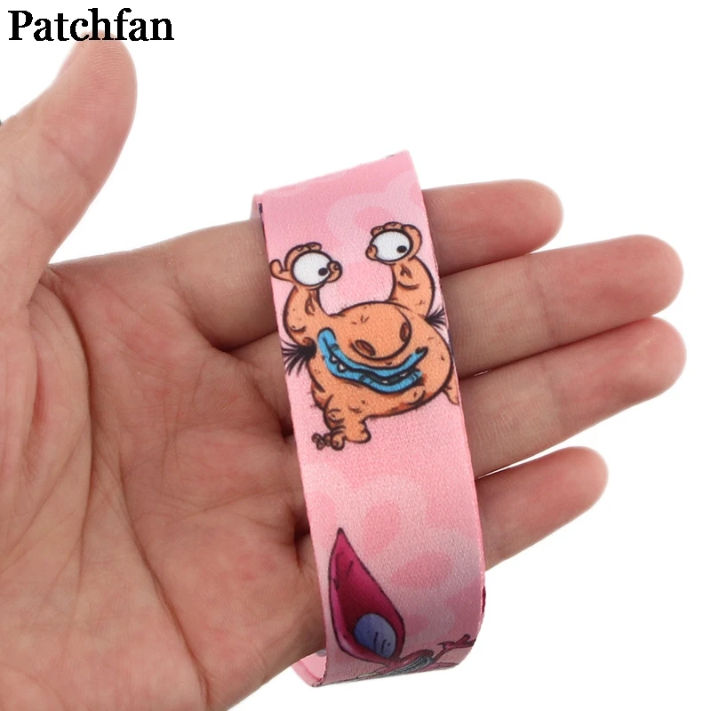 Patchfan Ahh настоящие Монстры Krumm Hopesick фильм стильные ремни метки лента для беджей КЛЮЧИ ID бейдж со шнурком шеи ремни лямки A2281