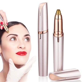 

Portable Eyebrow Trimmer Painless Eyebrow Epilator Battery Power Eyebrow Hair Remover