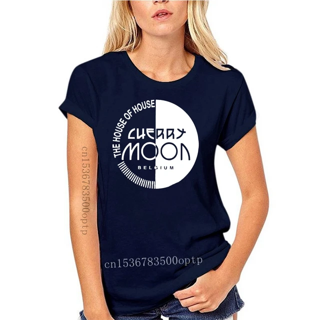 New 2021 Cherry Moon Belgian House Techno Music club-life T-SHIRT Unisex S - XXL bule