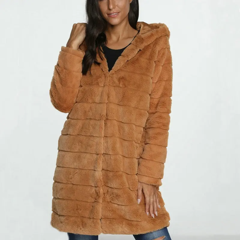 ZOGAA зимнее женское пальто из искусственного меха модная повседневная теплая приталенная шуба из искусственного лисьего меха с длинным рукавом женская зимняя куртка casaco feminino