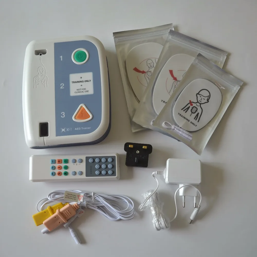 XFT-120C+ Multifunctional AED Trainer First Aid Training Teaching Device CPR Practice Machine With Electrode Pads For Emergency 3