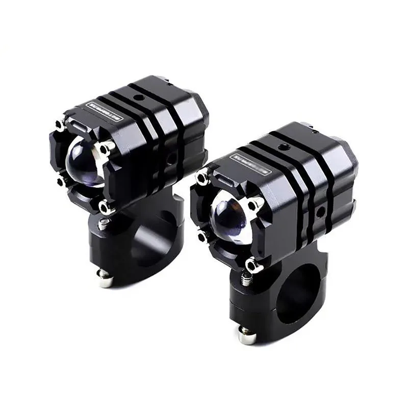 Motorcycle general external spotlight flashing light strong light super bright LED waterproof paving spotlight Fog lights12VGS