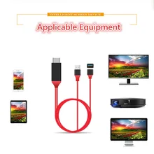 Kebidumei HD 1080P USB мама к HDMI папа с USB мощность 1 м проводной ТВ-палка зеркальное отображение экран для IOS для Android кабель общий