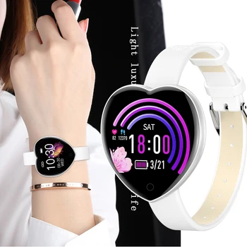 

Heart Clock T52 Multi Language 1.03 Circular Color Screen Calorie Consumption Saving 30 Exercise Data Fitness Bracelet Watch