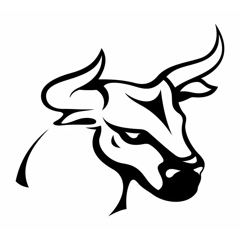 Car Sticker Classic Tattoo Cow Simple Design Car Decal Creativity Applicable To Various Models Black White 11cm 10cm Car Stickers Aliexpress