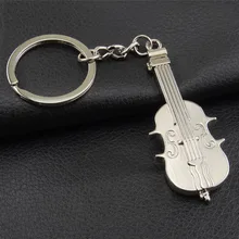 Скрипка автомобильный брелок гитара подвеска в виде металлическом ключом настраиваемый логотип(более 10 шт бесплатный логотип