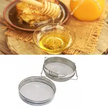 Пчеловод инструмент мед ситечко двойное сито из нержавеющей стали оборудование для пчеловодства фильтр Au05 19 Прямая поставка