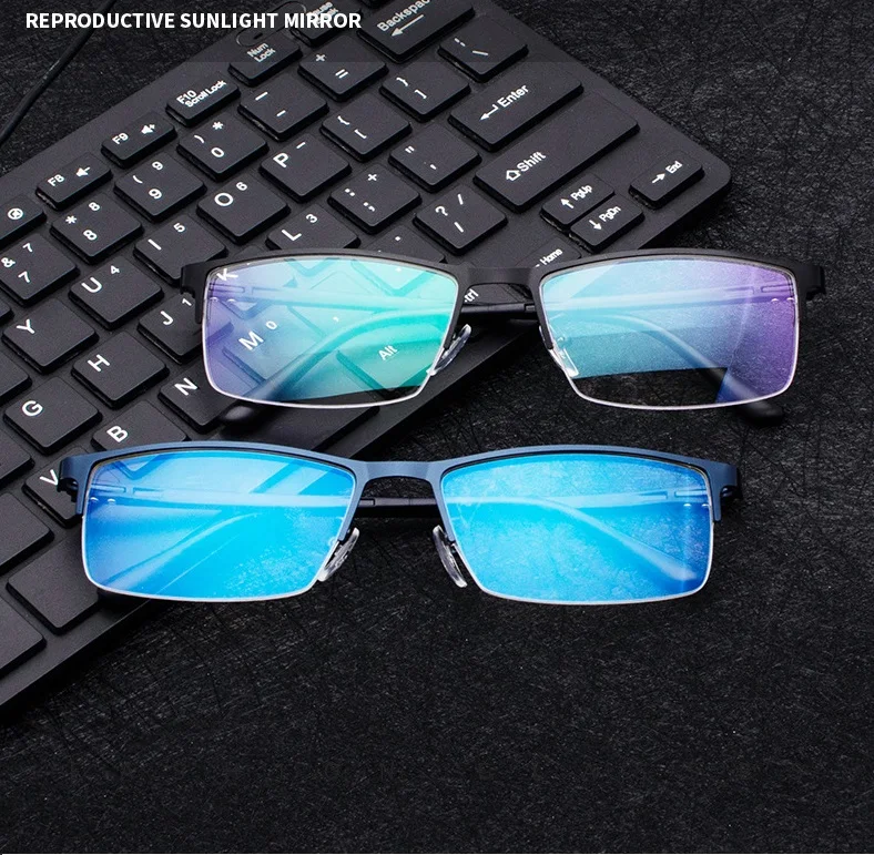 Glasses Anti Blue Light Blocking Filter Reduces Digital Eye Strain Clear Regular Gaming Goggles Eyewear Anti-radiation