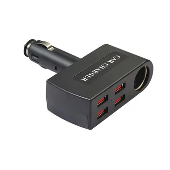 

Multiport 12V-24V Car Charger Cigarette Socket 2 Usb Port Fast Car Charger For Iphone For Samsung Tablet Charger