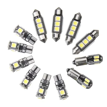 

Super Bright 12Pcs White Car Interior LED Light Kit For BMW E36 3 Serie Convertible 1992-1998