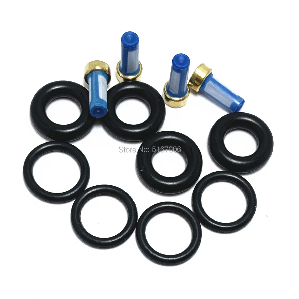 Fuel Injector Repair Kits 4sets for Peugeot 206 307 406 407 607 806 807 Expert 2.0/16V 1984E2 01F002A (AY-RK801)