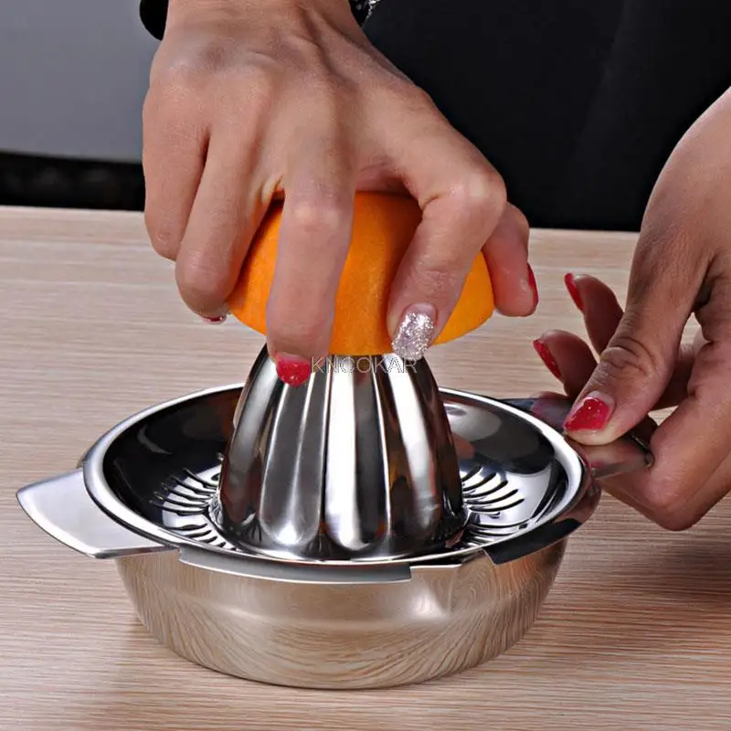 

304 stainless steel juicer Students mini squeezed orange juice machine simple household small fruit juice cup D321