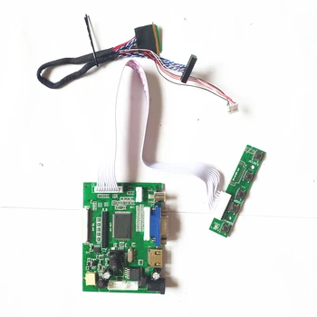 

Fit B101XTN01.0 B101XTN01.1 40-Pin LVDS LCD panel 10.1" Keyboard 2AV HDMI VGA LED 1366*768 display controller drive card DIY kit