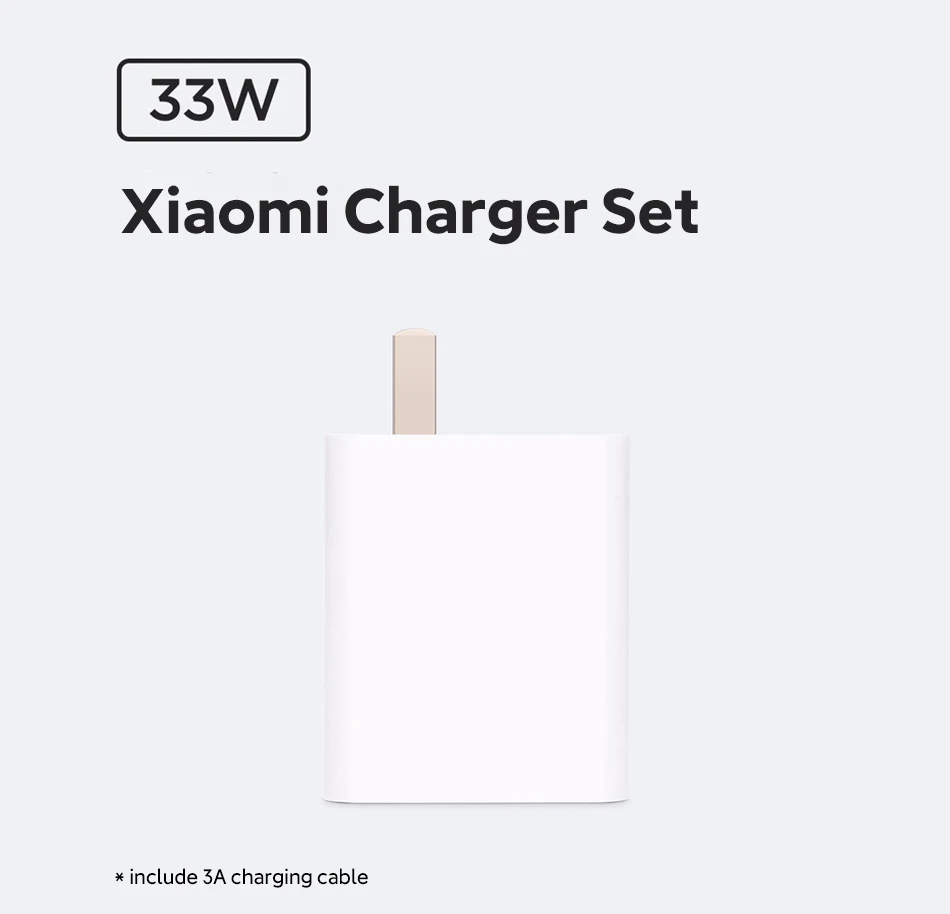 33W Charger Set with 3A USB Type-C Cable Quick Charge for Xiaomi Mi Pad 5 Tablet 5 A to C Charging Wire power adapter power charger