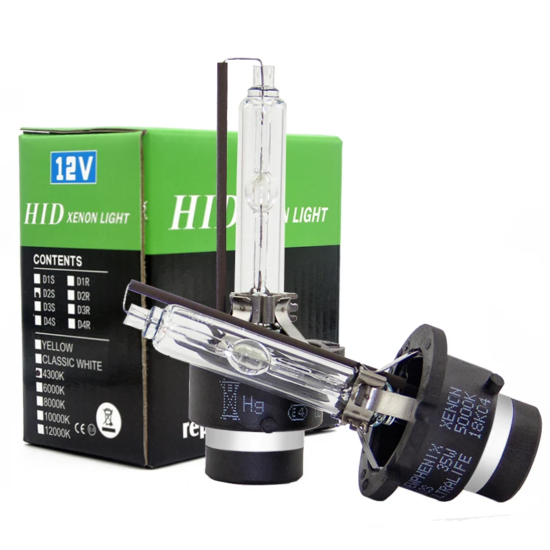 Lâmpada de Farol para Carro Lâmpada de Xenon Peças com E-e- 4300k 6000k 2 Mark D2s D2r Hid 12v 35w