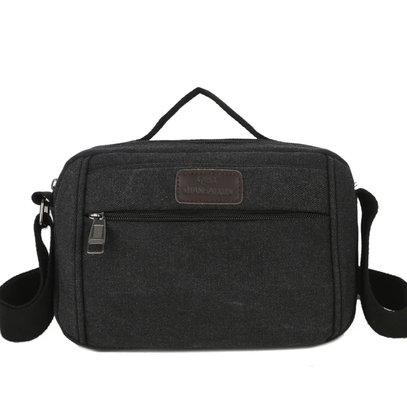 

2019 New Style Canvas Single-shoulder Bag Casual Shoulder Hand Men Bag Waterproof Wear-Resistant