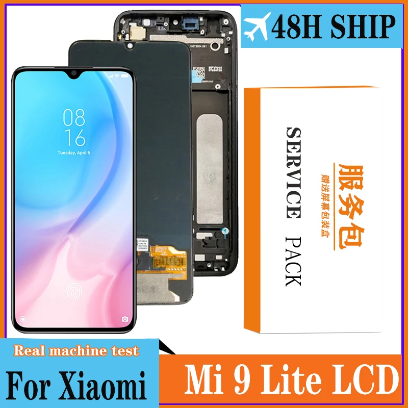 6 39 &quotAMOLED для Xiaomi Mi 9 Lite Mi9 ЖК-дисплей с сенсорным экраном дигитайзер CC9 ЖК-экран