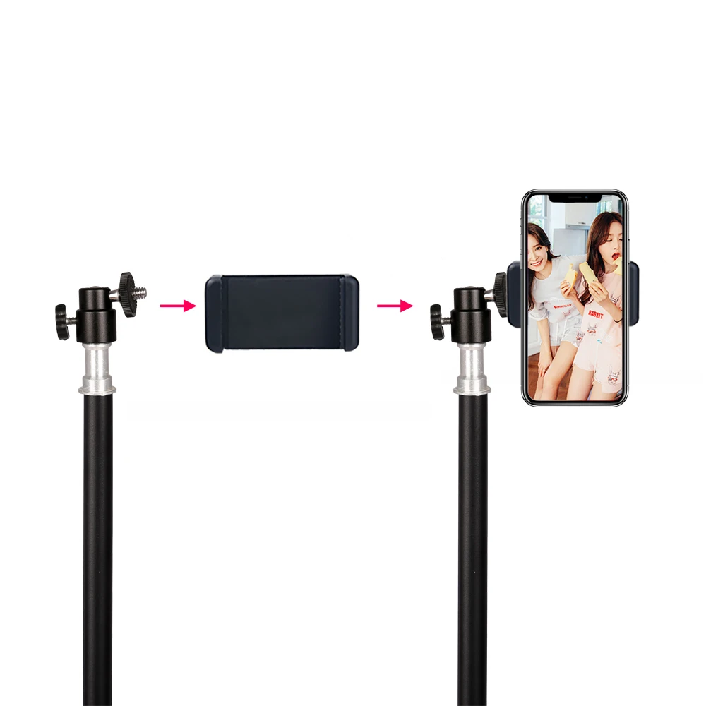 Штатив Трипод с винтовой головкой 1/4 для селфи портативный светильник Bluetooth