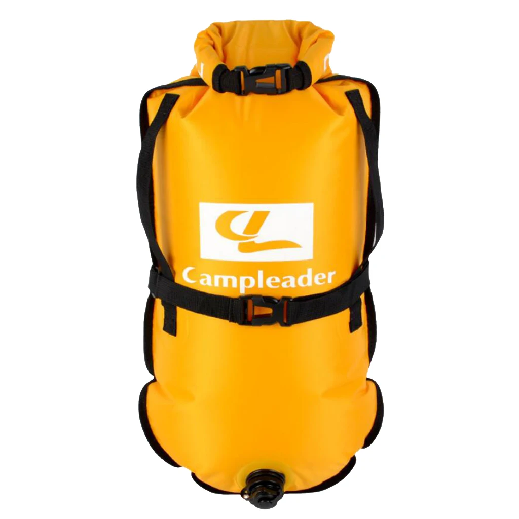 

Waterproof Inflatable Open Water Swim Buoy Float Bag & Dry Bag For Swimmers