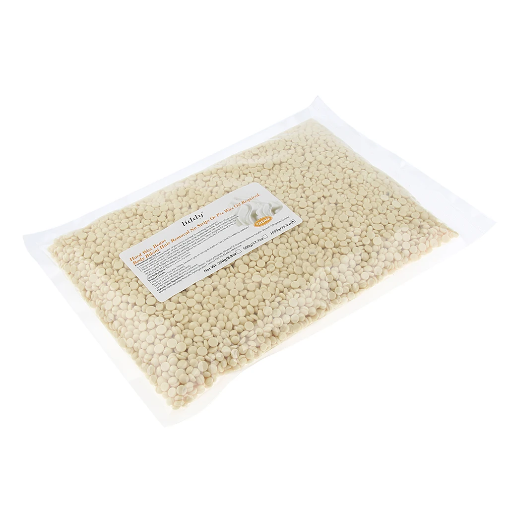 1000g Hard Wax Beans Depilatory Solid Hot Film Waxing Pellets for Body Bikini Arm Leg Hair Removal