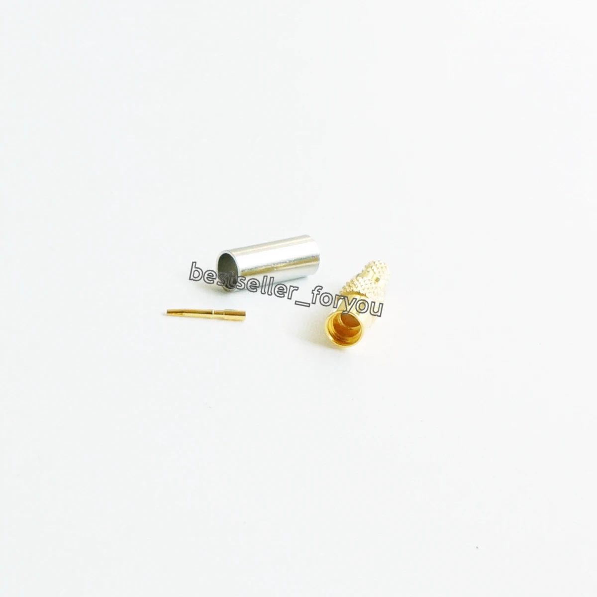 

1Pcs MMCX female Crimp straight RF Connector for RG316 RG179 RG174 Cable