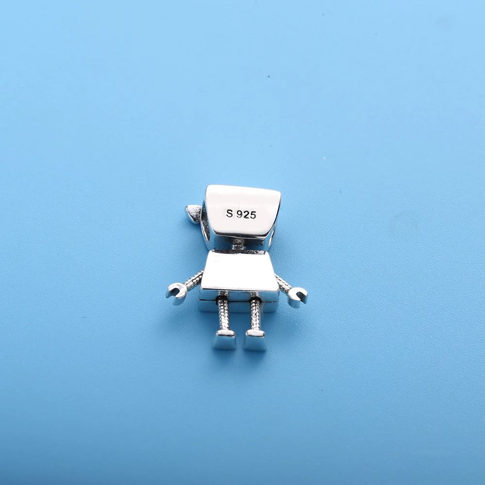Moonmory подлинные фотообои серебряные подвески Bella Bot с розовой эмалью фирменные
