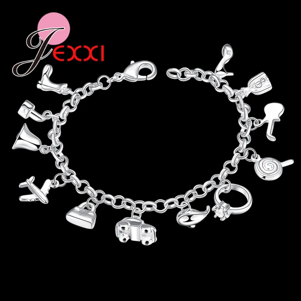 JEXXI-Pretty-Bracelets-925-Sterling-Silver-AAA-Zircon-Crystal-Bracelets-12-Pendants-Charms-Bangles-For-Woman (2)