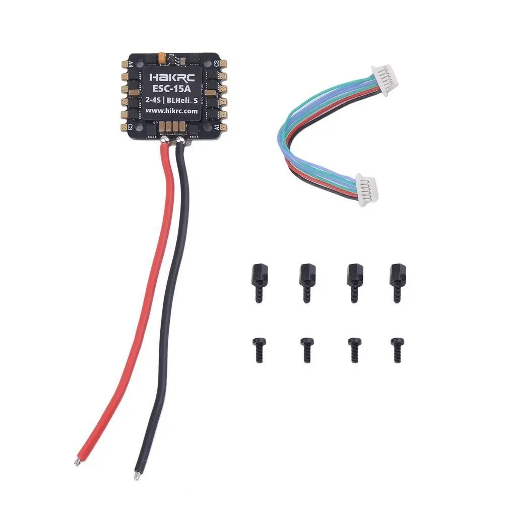 HAKRC 4 в 1 ESC 15A 2 4S BLHeli_S Dshot Oneshot электронный контроллер скорости для мини F3 F4 Flytower RC
