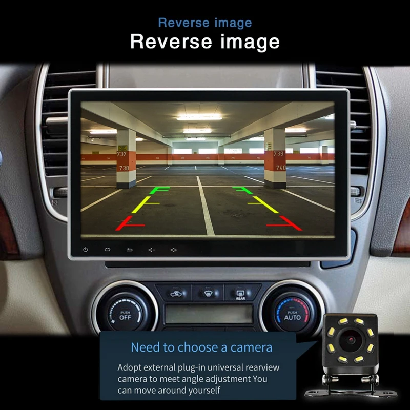 Perfect Android 8.1 2Din 10.1 Inch Car Universal Radio Dual Channel Stereo GPS Navigator Video WIFI USB Bluetooth Car Radio Multimedia R 8