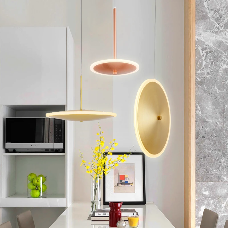 

modern luminaire wood LED pendant lights Home Decoration E27 Light Fixture hanging ceiling lamps
