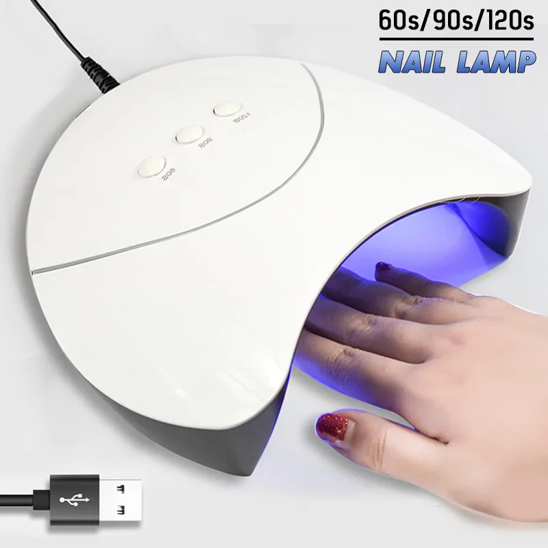 USB СВЕТОДИОДНЫЙ УФ гель для сушки ногтей/лампа светильник лака ногтей машина