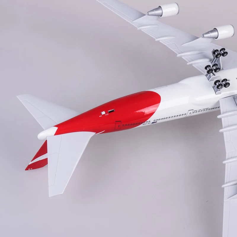 1/150 масштаб 47 см Boeing 747 B747 QANTAS модель самолета авиакомпания сплав База W шасси и светильник игрушки самолет с фиксированным крылом