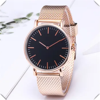 

Ladies Golden Rose Gold Watch Clock Stainless Steel Analog Quartz Wristwatch for Reloj F10 X5 E53 E46 E39 E90 E36 E60