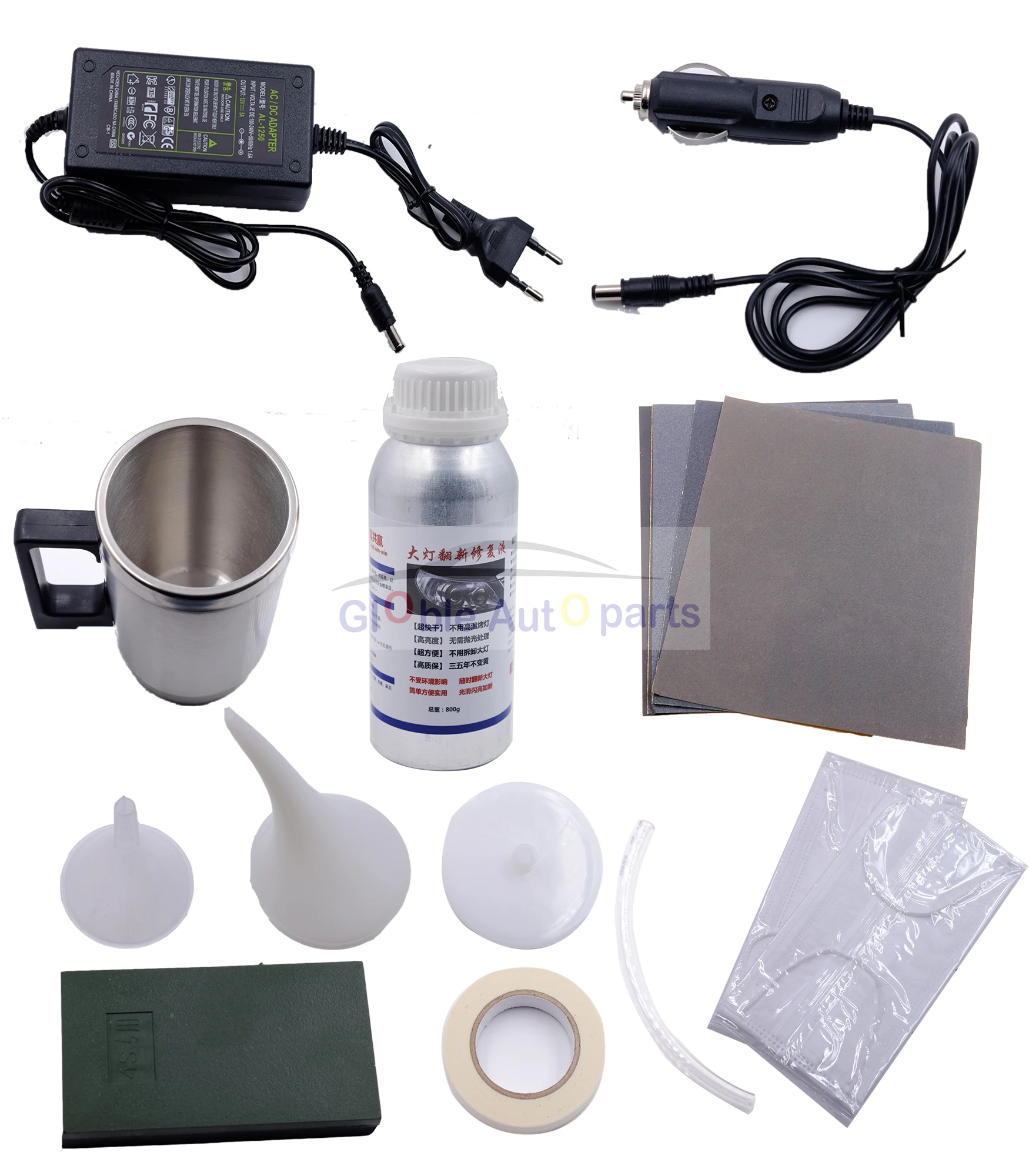 Ceny Lakier do samochodu reflektor narzędzie 800g szkło samochodowe non scratch reflektor Refurbishmen naprawa hydrofobowy płaszcz usuwanie zarysowań Kit