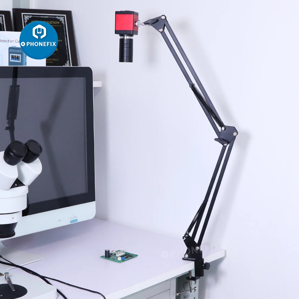 Cantilever Universal Bracket Adjustable Boom Table Holder M6 Installation Aperture For Video Microscope Tripod Microphone Stand