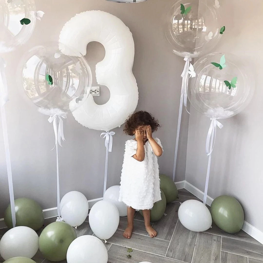 Numeri di rendering 3d il compleanno della festa celebra l'anniversario