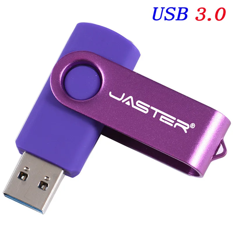 JASTER USB 3,0 Мини Поворотный цветной USB флеш-накопитель 128 Гб 64 ГБ 32 ГБ 16 ГБ 8 ГБ 4 ГБ Хорошее качество креативная флешка - Цвет: J