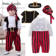 Комплект для мальчиков на Хэллоуин; Детский костюм пирата для костюмированной вечеринки; танцевальный Комплект для мальчиков; детская одежда для мальчиков; комплекты для малышей; Рождественский подарок