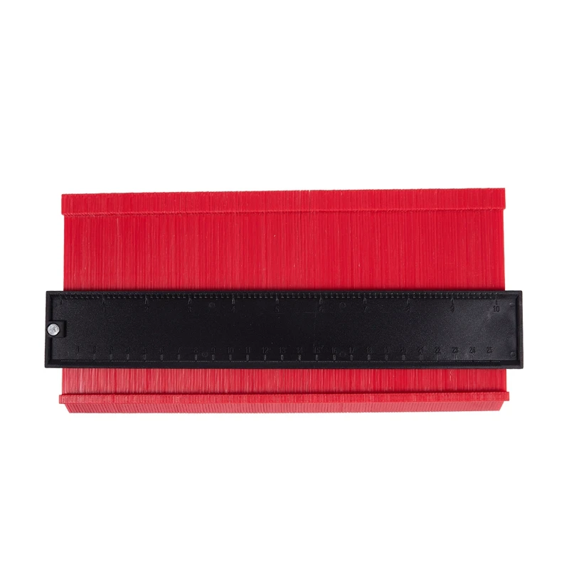 

Durable 25cm Plastic Contour Gauge 10 Inch-Widen Irregular Profile Gauge Measure Ruler Contour Duplicator for Precise Measuremen