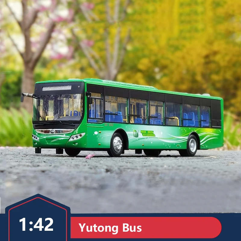Оригинальная модель гибридного электромобиля Yutong Bus ZK6125CHEVPG4 1:42 | Игрушки и хобби