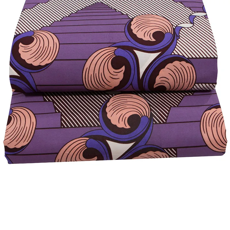 New Fashion Print Nigeria Ankara Pure Cotton Print Fabric For Party Women Dress African Fabric
