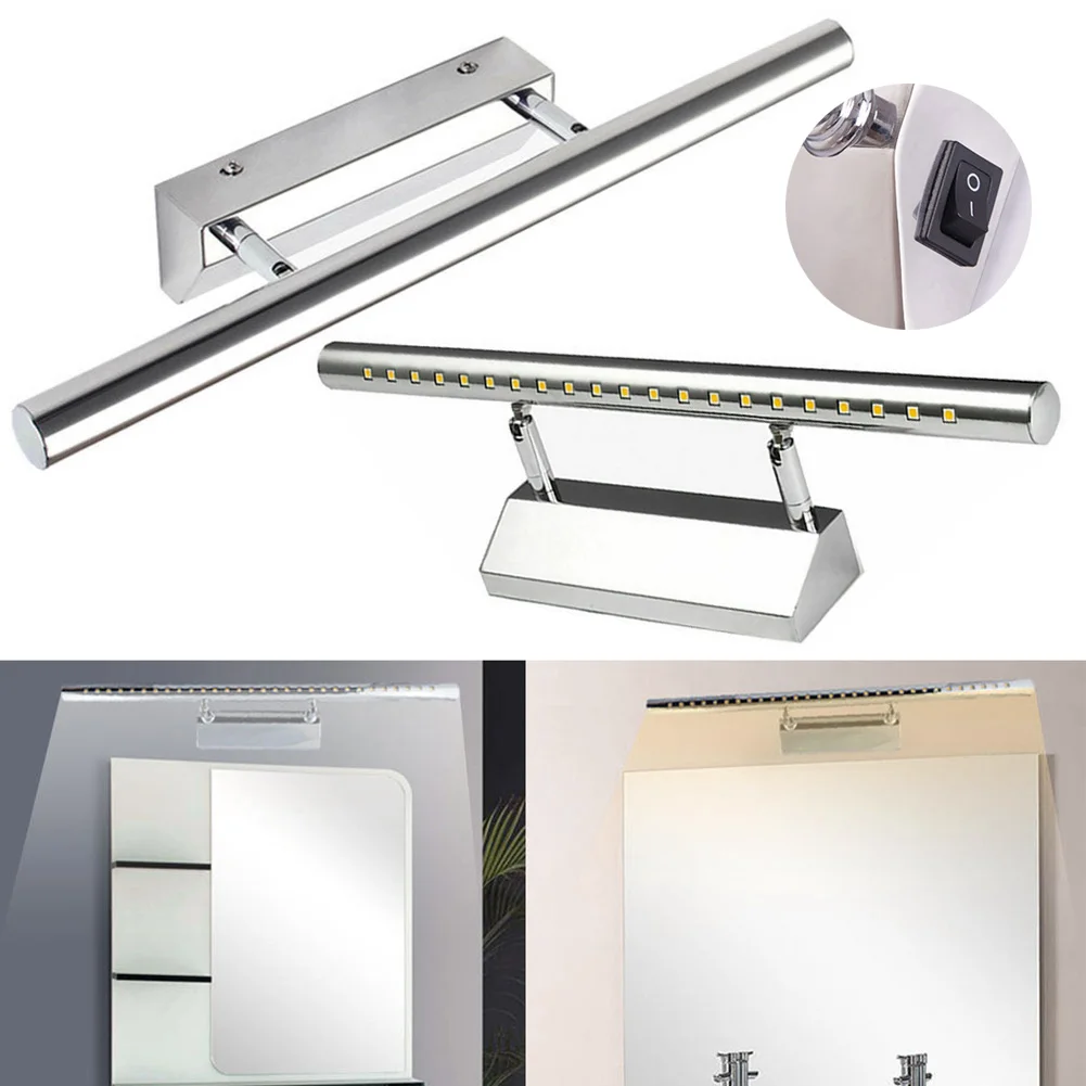 

Wall Lamp 7W 85-265V Led Mirror Light Waterproof LED Tube Modern Acrylic Wall Light Bathroom Kitchen Lighting 21LEDs Lamp