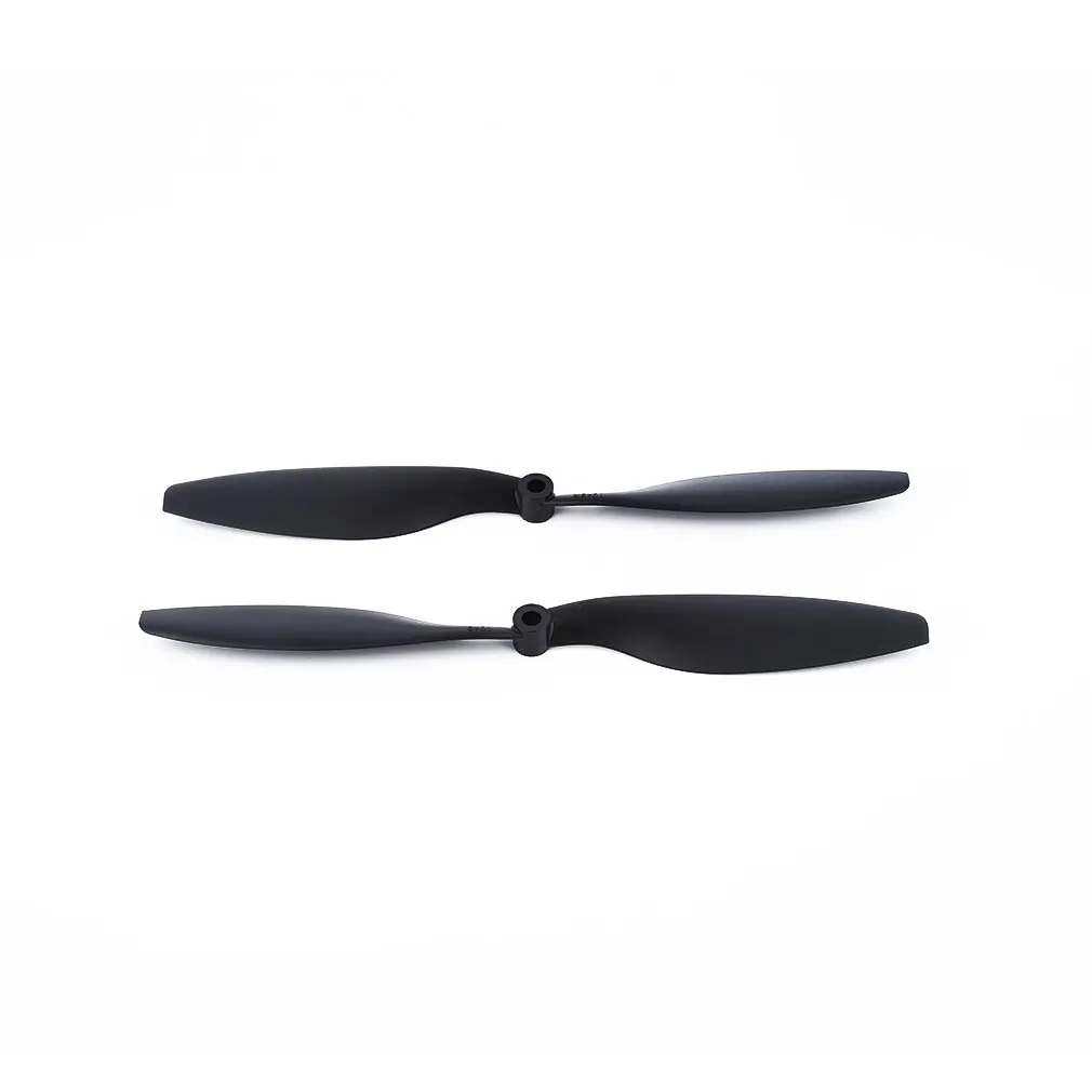 Hot! High1pair 10x4.5" 1045 BLACK Red Nylon Propeller For Hex Rotation Hexa Multicopter New Sale