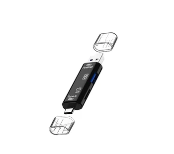 

USB Drive OTG Type-c All-in-One Adapter Type-c Turn TF Micorusb2. 0 Multi-functional Card Reader