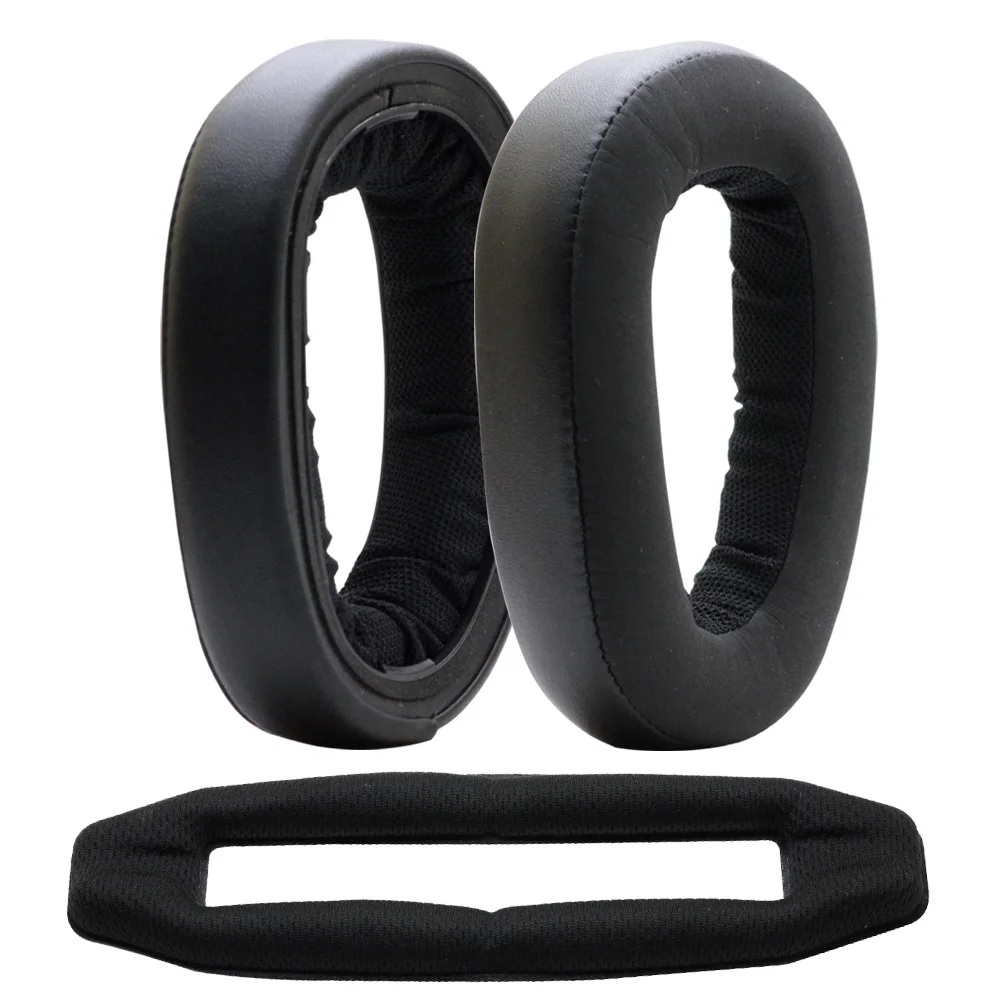 

Poyatu Earpads + Headband kit for Sennheiser GSP 600 500 GSP600 GSP500 Headphone Replacement Ear Pads Cushions