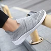 Men Vulcanized Shoes High Quality Men Sneakers Slip On Flats Shoes Man Loafers Plus Size 46 Walking Flat 3