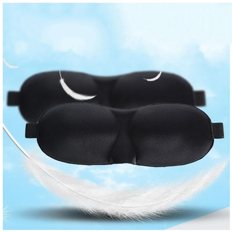 1Pcs Soft Blindfold Travel Eyepatch 3D Sleep Mask Natural Sleeping Eye Mask Eyeshade Cover Shade Eye Patch Women Men