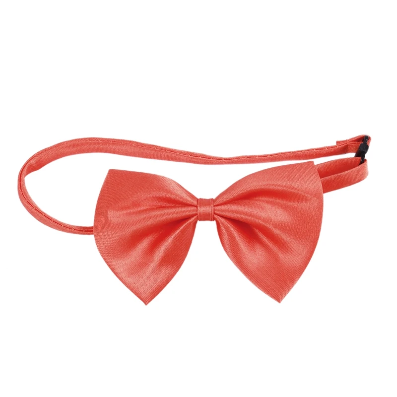 

Dog Cat Bow Tie Bowtie Pet Adjustable Collar Orange
